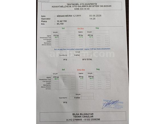 GÜLDALI'DAN 2011 MODEL, 1.2, OTOMATİK, 85000KM'DE, ORJİNAL MİCRA