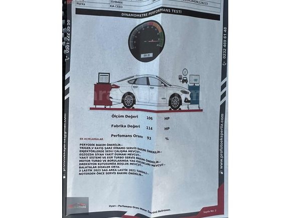 DİZEL OTOMATİK KIA CEED + DEĞİŞENSİZ