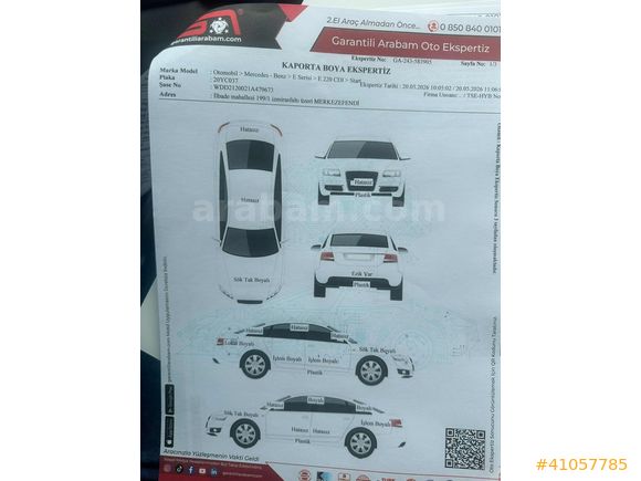 GÜNDÜZ GALERİDEN KOLDAN VİTES MERCEDES E220 CDI FULL BAKIMLI