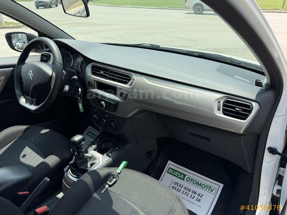 BURSA OTOMOTİV'DEN C-ELYSEE FEEL 100 hp 57.000 km K.K 12 TAKSİT