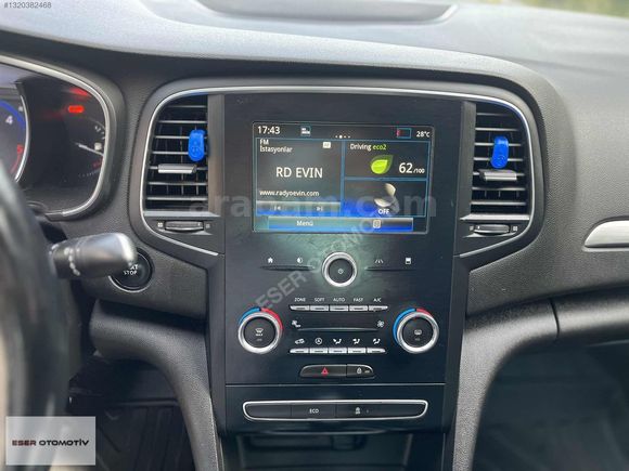 2018 MODEL RENAULT MEGANE 1.5DCI ICON KTL AYNA+GERİ GRŞ