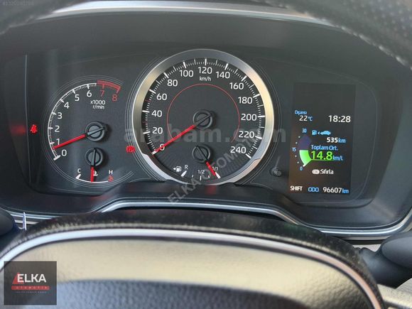 **ELKA OTOMOTİV**2019 1.6 COROLLA VISION EKRAN+G.GÖRÜŞ+ÇELİKJANT