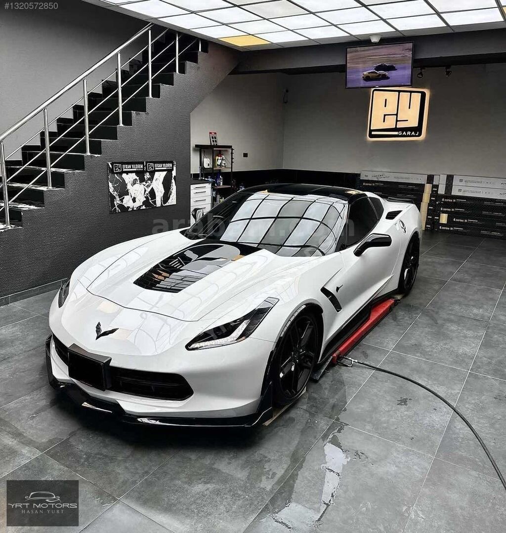 Galeriden Chevrolet Corvette C7 2014 Model İstanbul 45.000 km Beyaz 3