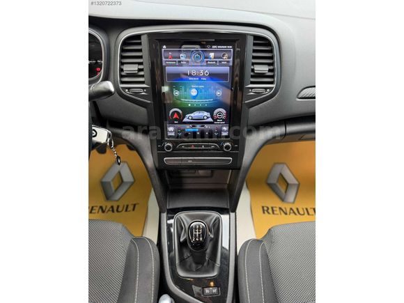 RENAULT MEGANE BENZİNLİ LPG TESLA EKRANLI GERİ GÖRÜŞ TERTEMİZ