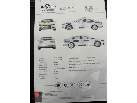 2010 SYMBOL 1.5DCI DEĞİŞENSİZ BAKIMLI