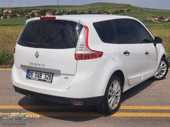 2012 RENAULT SCENİC 1,5 DCİ PRİVİLEGE 220.KM OTOMATİK BOYASIZ