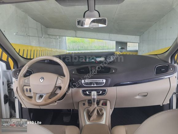 2012 RENAULT SCENİC 1,5 DCİ PRİVİLEGE 220.KM OTOMATİK BOYASIZ