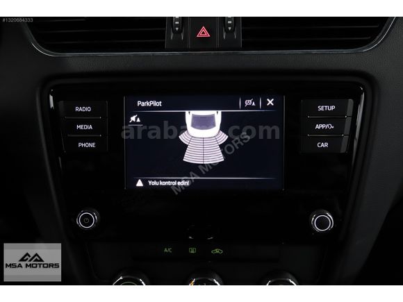MSA-2018 SKODA OCTAVIA 1.6TDI OPTIMAL DSG SİYAH BAKIMLI EMSALSİZ