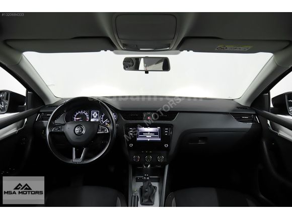 MSA-2018 SKODA OCTAVIA 1.6TDI OPTIMAL DSG SİYAH BAKIMLI EMSALSİZ