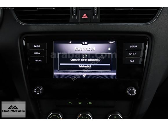 MSA-2018 SKODA OCTAVIA 1.6TDI OPTIMAL DSG SİYAH BAKIMLI EMSALSİZ