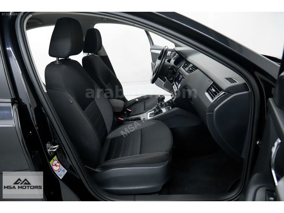 MSA-2018 SKODA OCTAVIA 1.6TDI OPTIMAL DSG SİYAH BAKIMLI EMSALSİZ