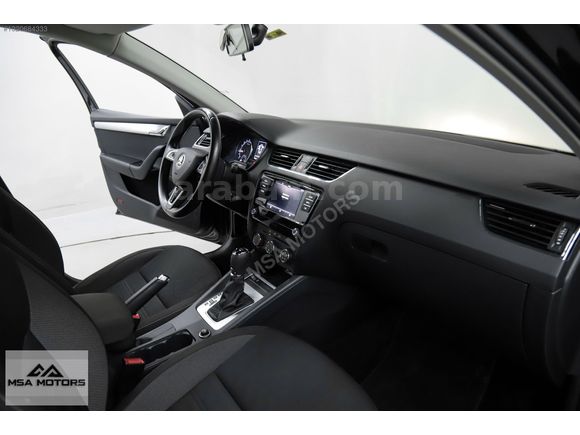 MSA-2018 SKODA OCTAVIA 1.6TDI OPTIMAL DSG SİYAH BAKIMLI EMSALSİZ