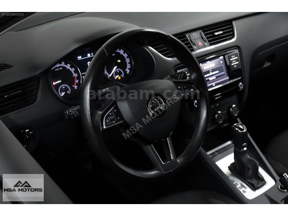 MSA-2018 SKODA OCTAVIA 1.6TDI OPTIMAL DSG SİYAH BAKIMLI EMSALSİZ