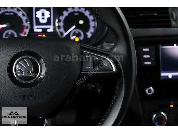 MSA-2018 SKODA OCTAVIA 1.6TDI OPTIMAL DSG SİYAH BAKIMLI EMSALSİZ