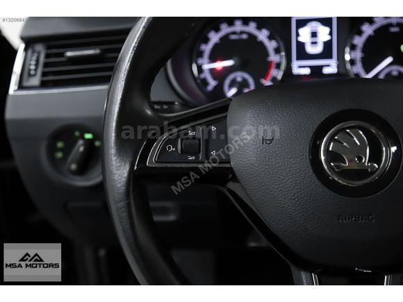 MSA-2018 SKODA OCTAVIA 1.6TDI OPTIMAL DSG SİYAH BAKIMLI EMSALSİZ