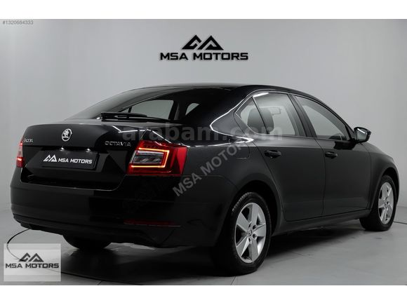 MSA-2018 SKODA OCTAVIA 1.6TDI OPTIMAL DSG SİYAH BAKIMLI EMSALSİZ