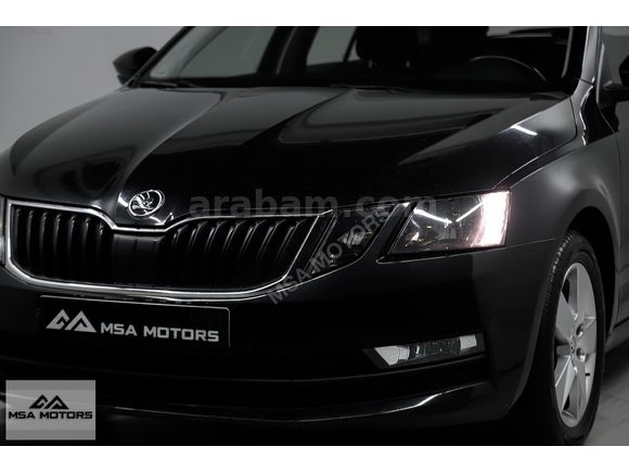 MSA-2018 SKODA OCTAVIA 1.6TDI OPTIMAL DSG SİYAH BAKIMLI EMSALSİZ
