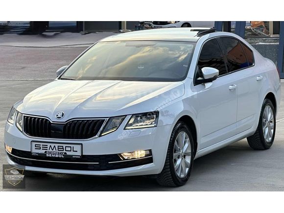 SEMBOL'DEN 2019 OCTAVİA 1.6TDİ STYLE CAM TAVAN+İÇİ BEJ+HATASIZ