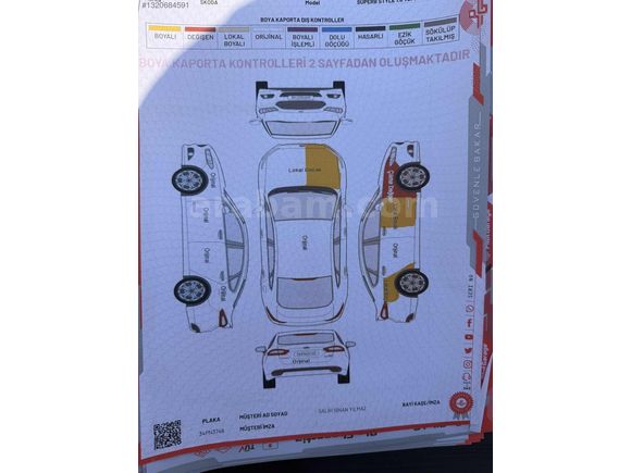 2016 SKODA SÜPER B STYLE PKT FULL BAKIMLI
