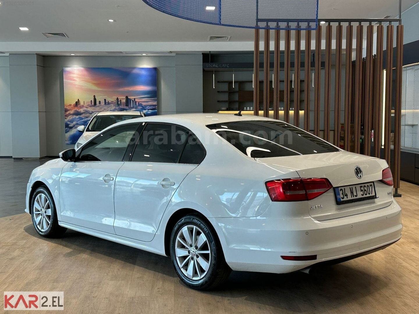 Galeriden Volkswagen Jetta 1.6 TDi Comfortline 2015 Model İstanbul 213.500 km Beyaz 6
