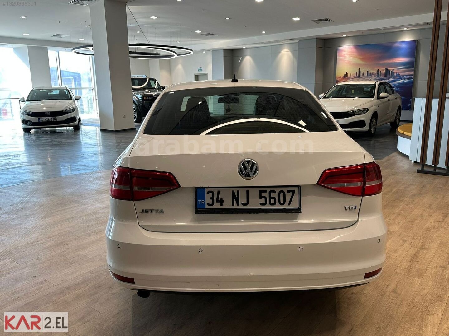 Galeriden Volkswagen Jetta 1.6 TDi Comfortline 2015 Model İstanbul 213.500 km Beyaz 5