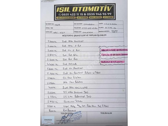 2006 MODEL HRV OTOMATİK
