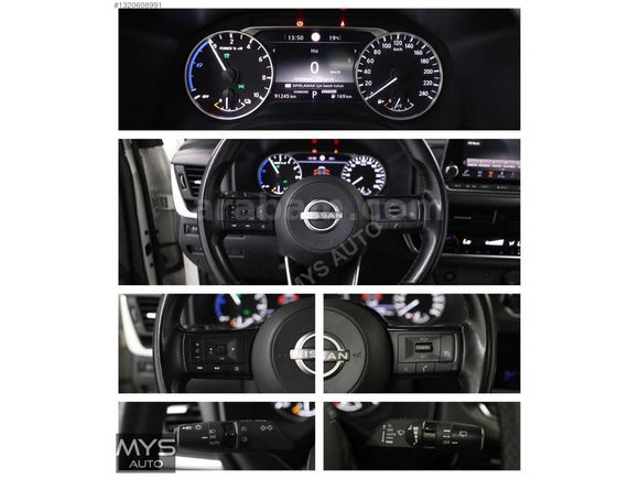 MYS AUTO'DAN 2022 QASHQAİ 1.5 e-POWER SKYPACK CAM TAVAN BOYASIZ