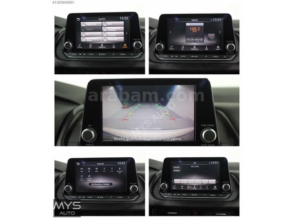MYS AUTO'DAN 2022 QASHQAİ 1.5 e-POWER SKYPACK CAM TAVAN BOYASIZ