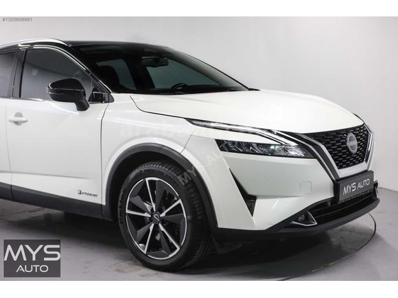 MYS AUTO'DAN 2022 QASHQAİ 1.5 e-POWER SKYPACK CAM TAVAN BOYASIZ