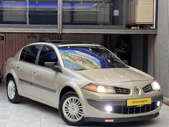 SEFA'DAN 2007 RENAULT MEGANE PRİVİLGE CAM TAVAN HATASIZ BOYASIZ
