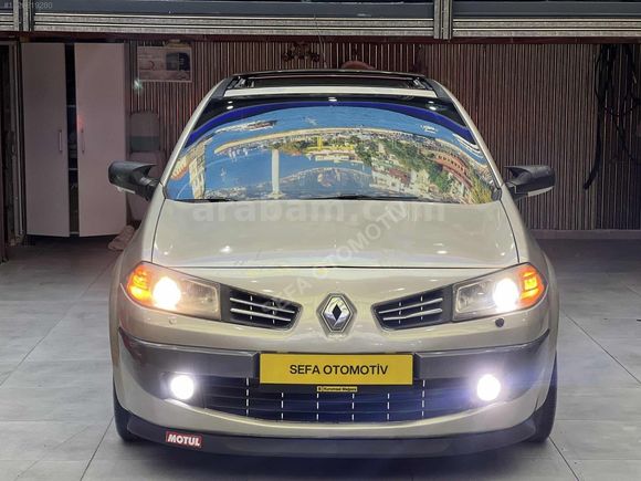 SEFA'DAN 2007 RENAULT MEGANE PRİVİLGE CAM TAVAN HATASIZ BOYASIZ
