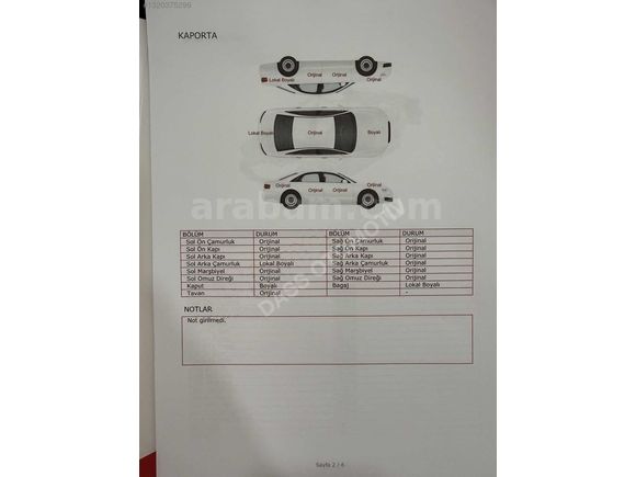 2014 MODEL/1.5 DİZEL/DEĞİŞENSİZ/2 PARÇA BOYALI/EXPERTİZ RAPORLU