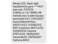 Sahibinden Toyota Corolla 1.6 Terra 2006 Model 