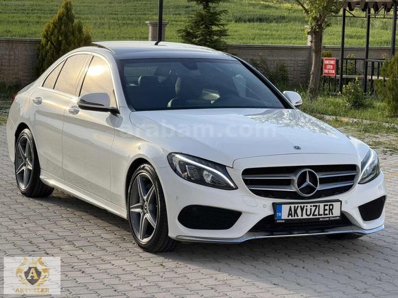 2017 Boyasız 64Km Mercedes C200d Amg İmza Seri Cam Tavan+G.Görüş