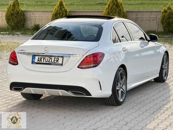 2017 Boyasız 64Km Mercedes C200d Amg İmza Seri Cam Tavan+G.Görüş