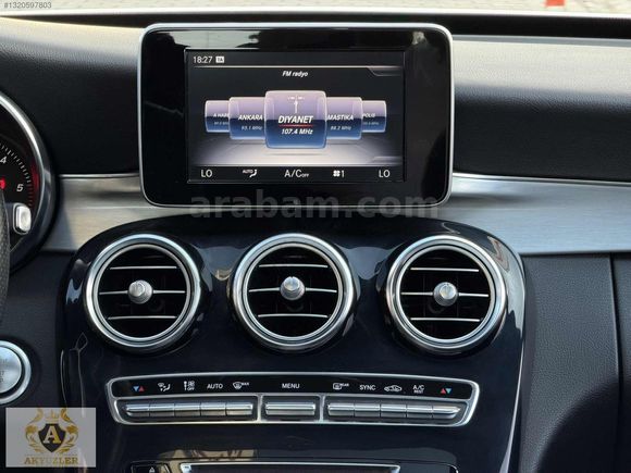 2017 Boyasız 64Km Mercedes C200d Amg İmza Seri Cam Tavan+G.Görüş