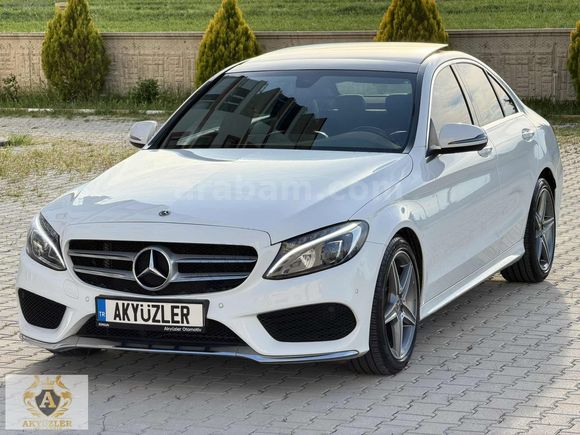 2017 Boyasız 64Km Mercedes C200d Amg İmza Seri Cam Tavan+G.Görüş