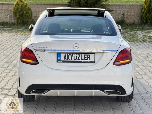 2017 Boyasız 64Km Mercedes C200d Amg İmza Seri Cam Tavan+G.Görüş