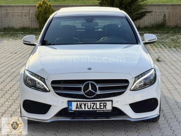 2017 Boyasız 64Km Mercedes C200d Amg İmza Seri Cam Tavan+G.Görüş