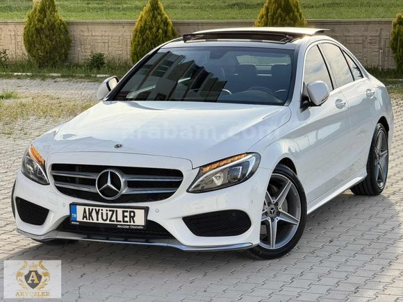 2017 Boyasız 64Km Mercedes C200d Amg İmza Seri Cam Tavan+G.Görüş