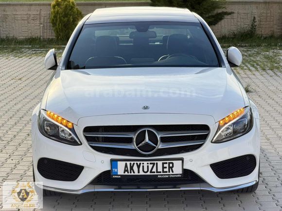 2017 Boyasız 64Km Mercedes C200d Amg İmza Seri Cam Tavan+G.Görüş