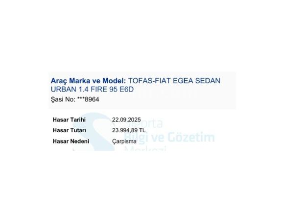 Sahibinden 2023 Model 30.000 km Fiat Egea 1.4 Fire Urban