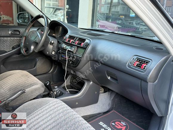 SERHAT AUTO'DAN 2000 MODEL HONCA CİVİC İES1.6 TAM GÜVENLİK PAKET