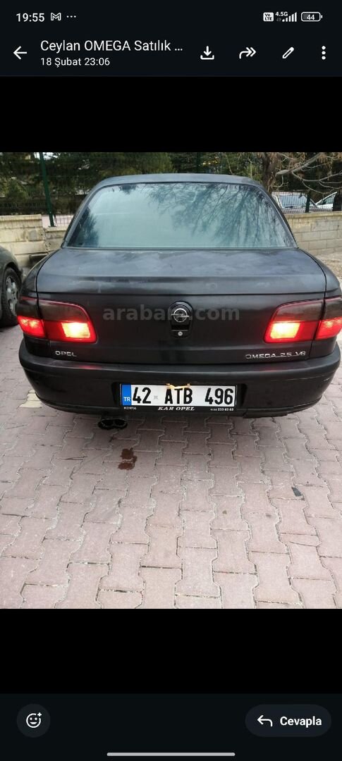 Sahibinden Opel Omega 2.5 CD 1998 Model Konya 261.000 km Füme 5