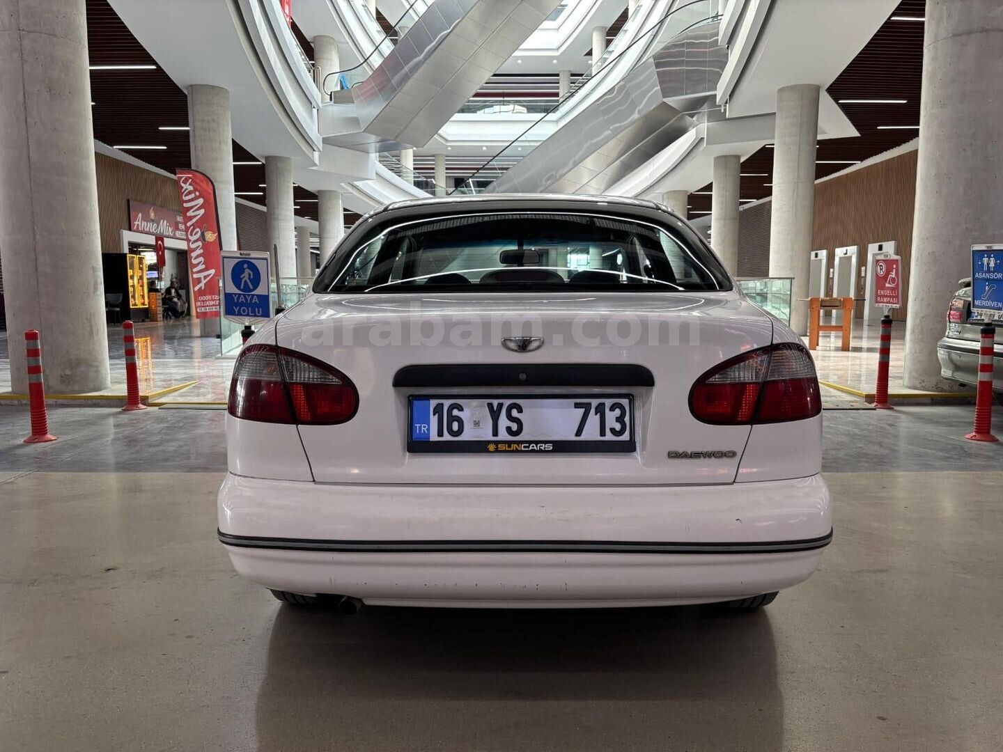 Sahibinden Daewoo Lanos 1.6 SX 1998 Model Ankara 121.000 km Beyaz 5