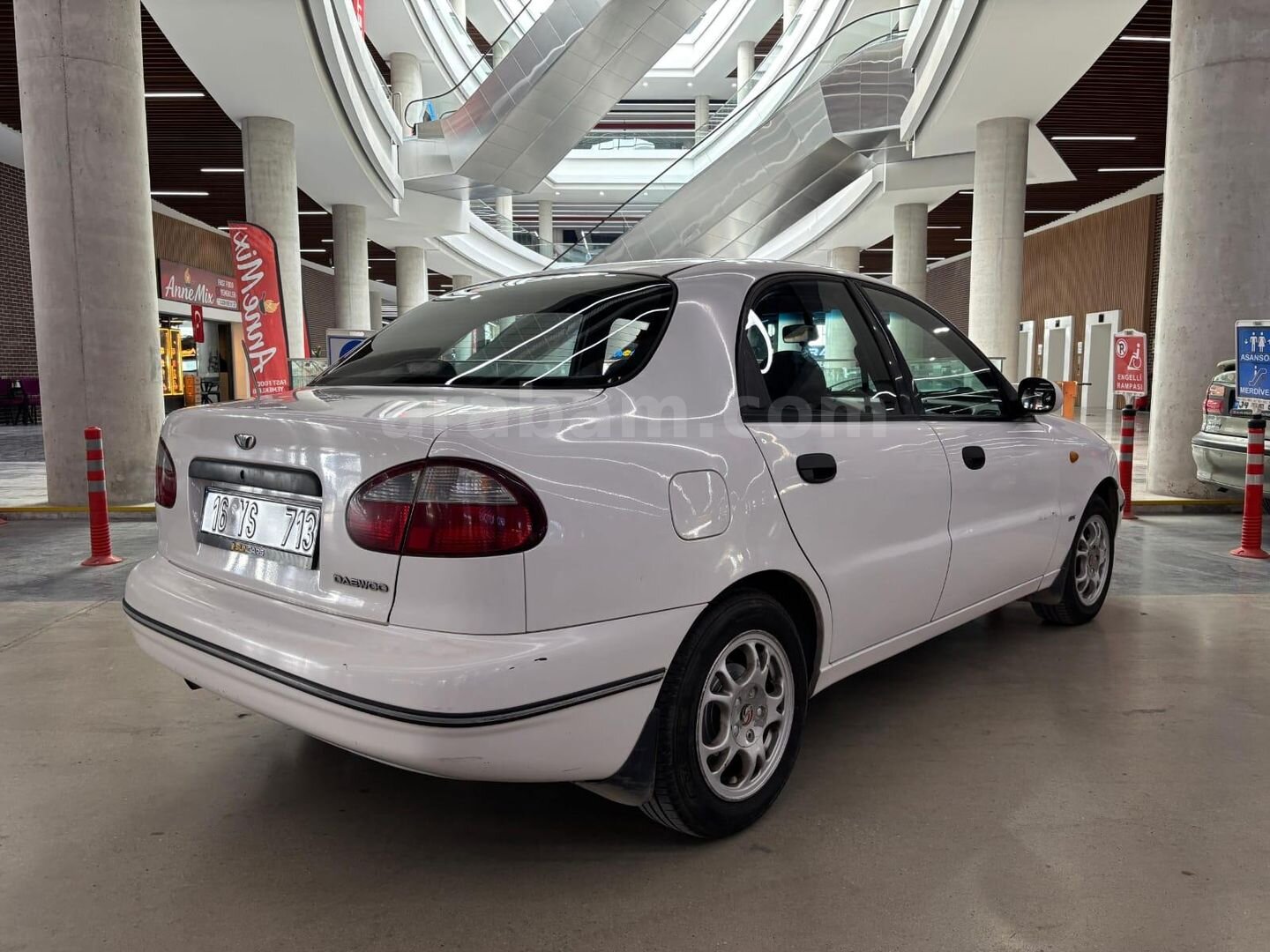 Sahibinden Daewoo Lanos 1.6 SX 1998 Model Ankara 121.000 km Beyaz 6