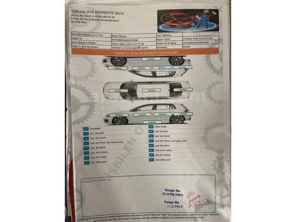 99 bin km Degisensiz,Full yetkili servis bakımlı
