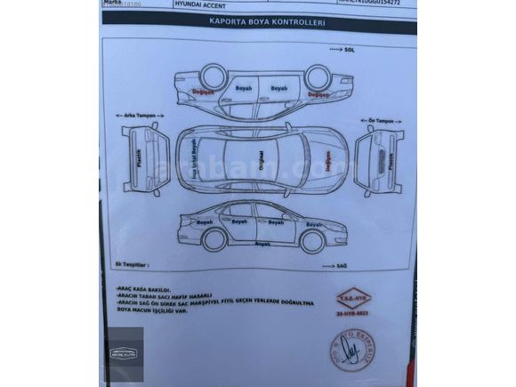 BERK AUTO'DAN-SATILIK-2016 MODEL-OTOMATİK 7-İLERİ ACCENT BLUE