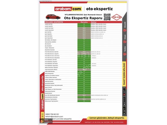 139 BİNDE 2012 1.2 EXPRESSİON 2 BOYA HARİCİ HATASIZ
