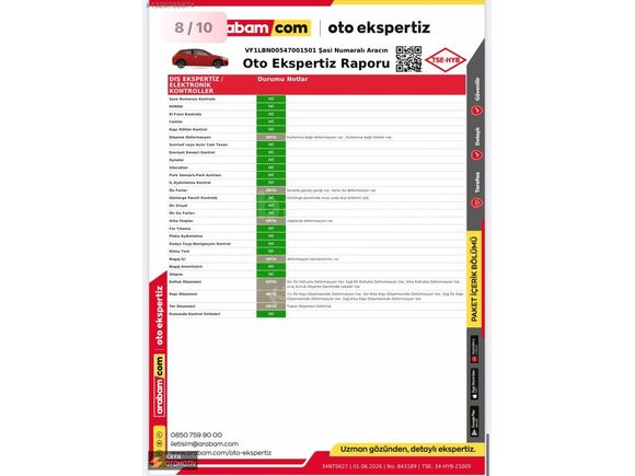 139 BİNDE 2012 1.2 EXPRESSİON 2 BOYA HARİCİ HATASIZ